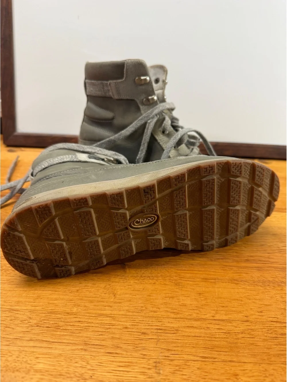 Chaco Women's Waterproof Leather and Suede Winter Boots with Ankle Support 8